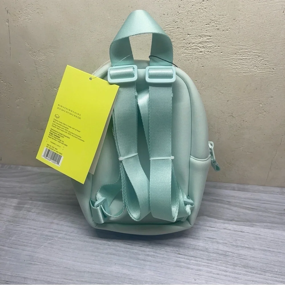 All in Motion Neoprene Mini Backpack Light Mint Green Water-Resistant New